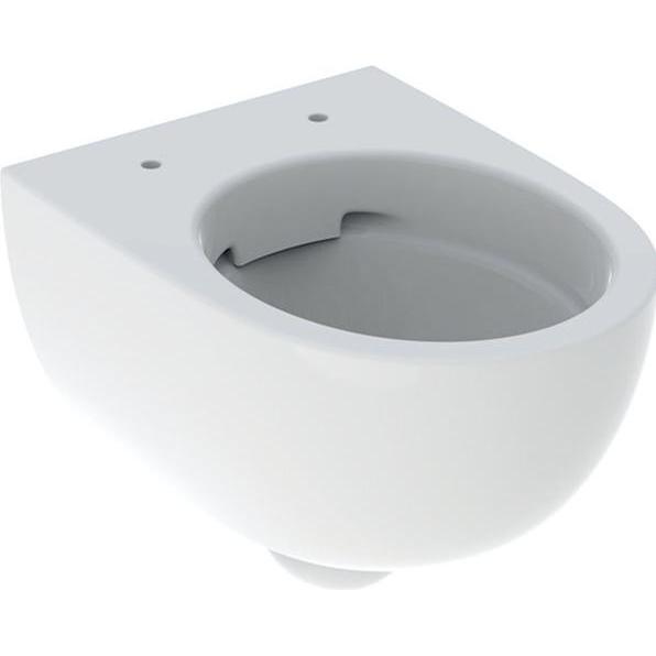 Geberit, Toilette + Bidet, splrandloses Wandtiefsplklosett Renova Compact Rimfree wei Keratec 500.377.01.