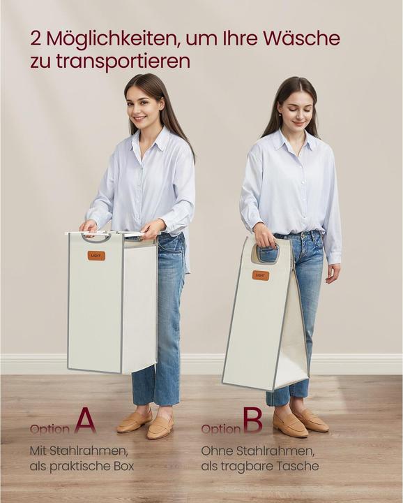 Produktbild Vasagle Wäschekorb mit 4 Körben (150 l)