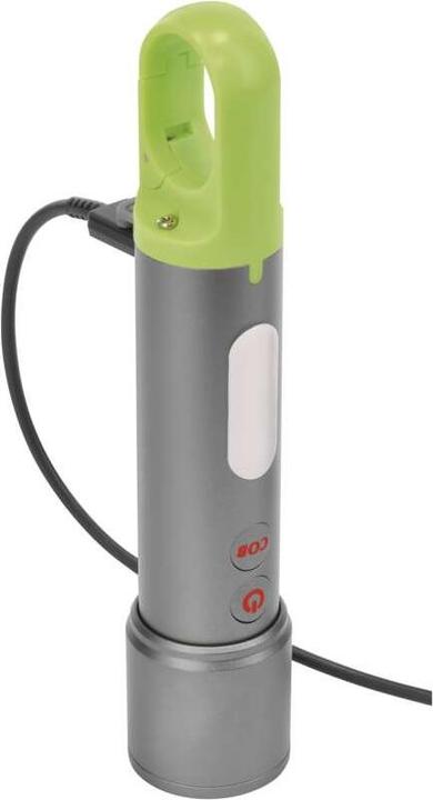 Actual product image Emos LED Aufladbare Metall-Taschenlampe, 600 lm, 1 200 mAh (16 cm, 600 lm)