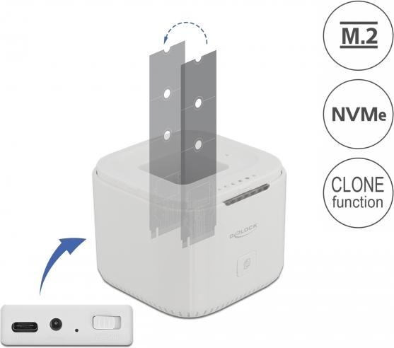 Produktbild Delock Docking- und Klonstation
