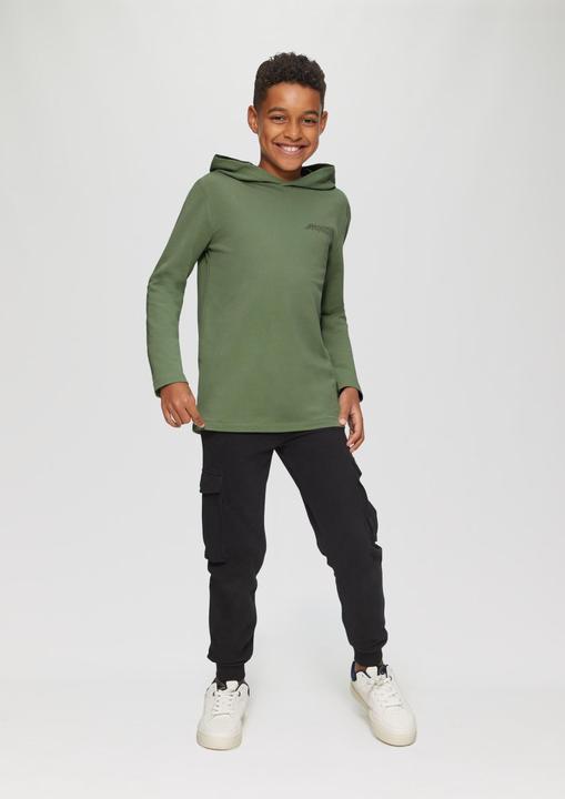 Produktbild s.Oliver T-Shirt Hoodie mit Rückenprint (S)