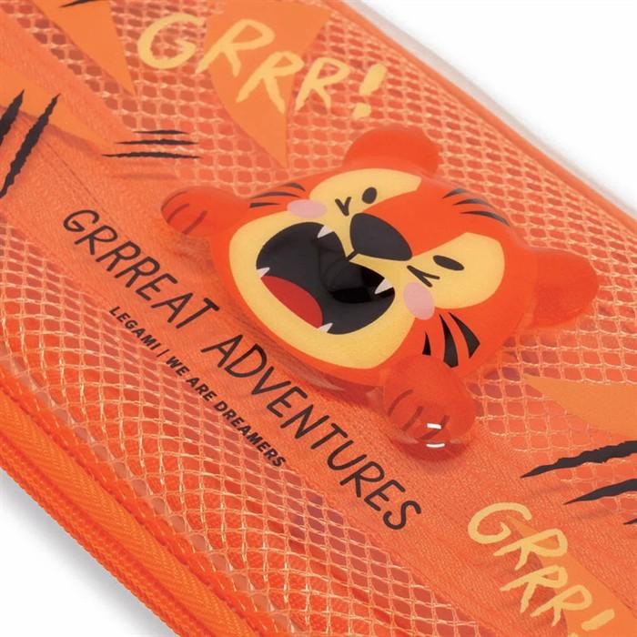 Image du produit Legami Pencil Case Wonderwow Tiger, Mäppchen, Federmäppchen, Etui Stifte, PCR0004