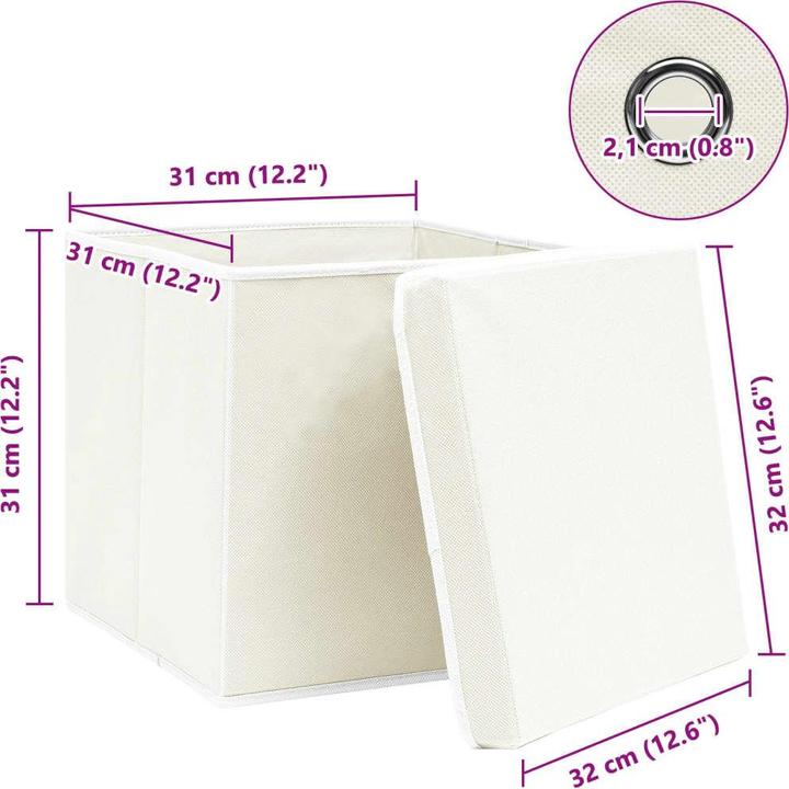 Produktbild vidaXL Aufbewahrungsbox (32 cm, 4x)