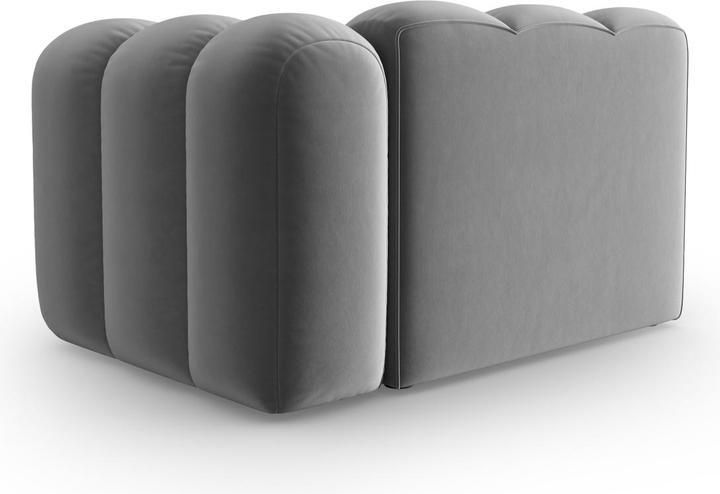 Actual product image Micadoni Velvet Modul Right, "Lupine", 1 Seat, 115x95x70Made in Europe (1-seater, Modular sofa)