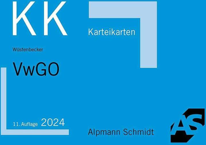 Image du produit Wüstenbecker:Fiches VwGO (84 x)
