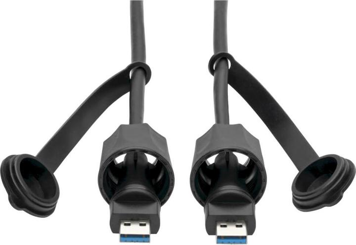Produktbild Eaton TRIPPLITE USB-A Male to USB-A Male Cable SuperSpeed 3.0/3.1 Industrial 10ft. 3,05m - IP68 Shie (3 m, USB 3.2 Gen 1)