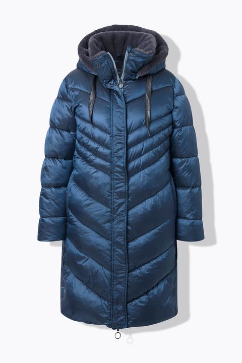 Actual product image Ulla Popken HYPRAR Metallic Quilted Coat