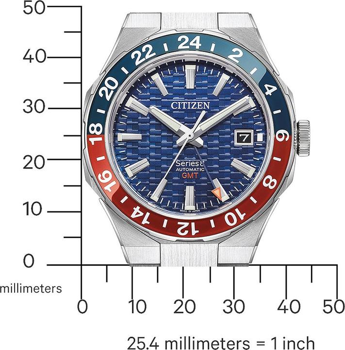 Image du produit Citizen NB6030-59L Series 8 Automatique GMT Montre Homme 41mm 10ATM (Chronographe, Montre de sport, 41 mm)