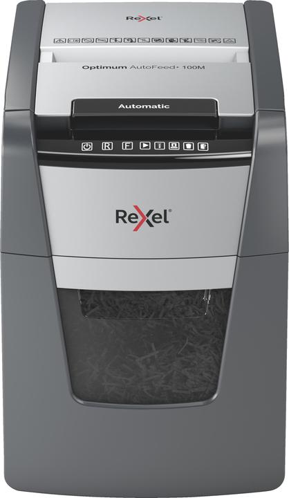 Image du produit Rexel Optimum AutoFeed+ 100M Destructeur de documents micro coupe 2 x 15 mm 34 l Nombre de feuilles (Micro-coupe)