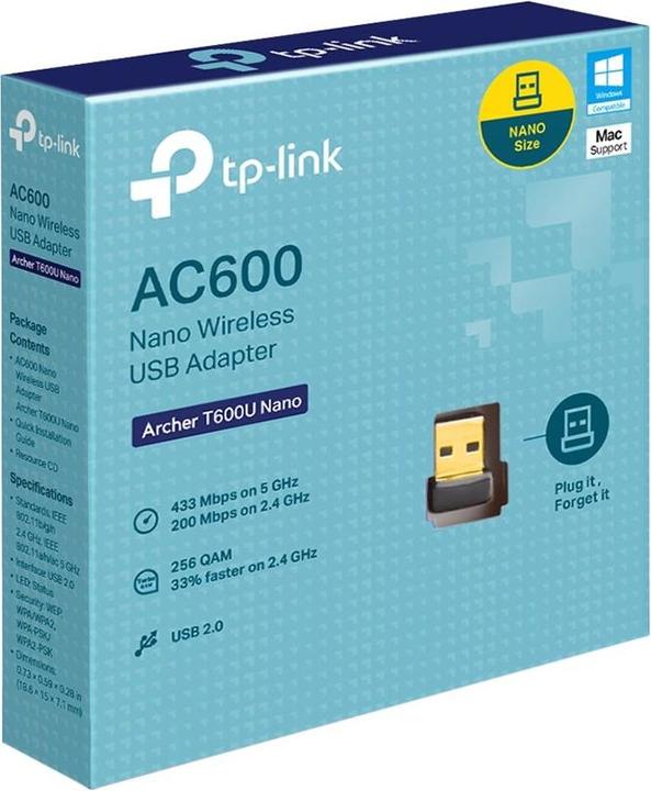 Actual product image TP-Link Archer T600U Nano (USB 2.0)