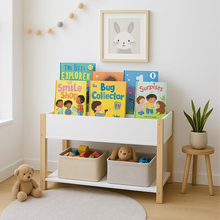 Actual product image Relaxdays Bookshelf (80 x 40 x 44 cm)