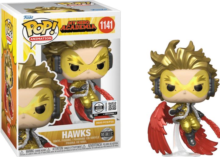 Produktbild Funko POP! My Hero Academia Hawks Métallique Exclusive Royalty 3500 Pièces