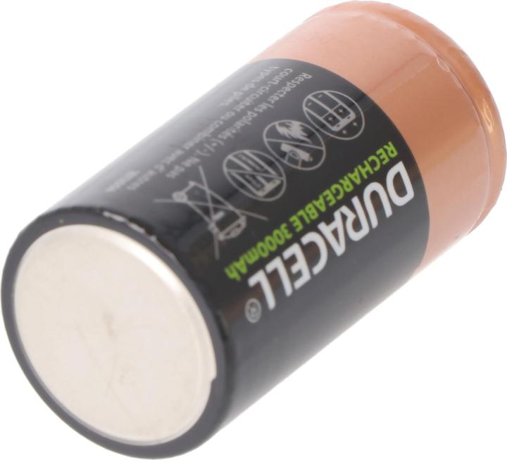 Produktbild Duracell Recharge Ultra NiMH Akku HR14, Baby, Grösse C, 3000mAh, 2er Blister (2 Stk., C, 3000 mAh)