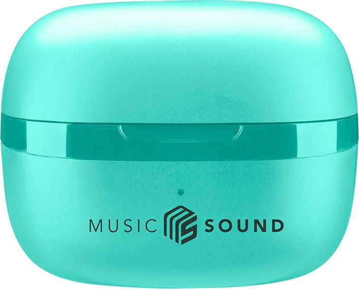 Image du produit Cellularline Music Sound Flow Casque intra-auriculaire sans fil pour la musique et les appels Bluetooth Vert (Pas de réduction du bruit, 25 h, Sans fil)