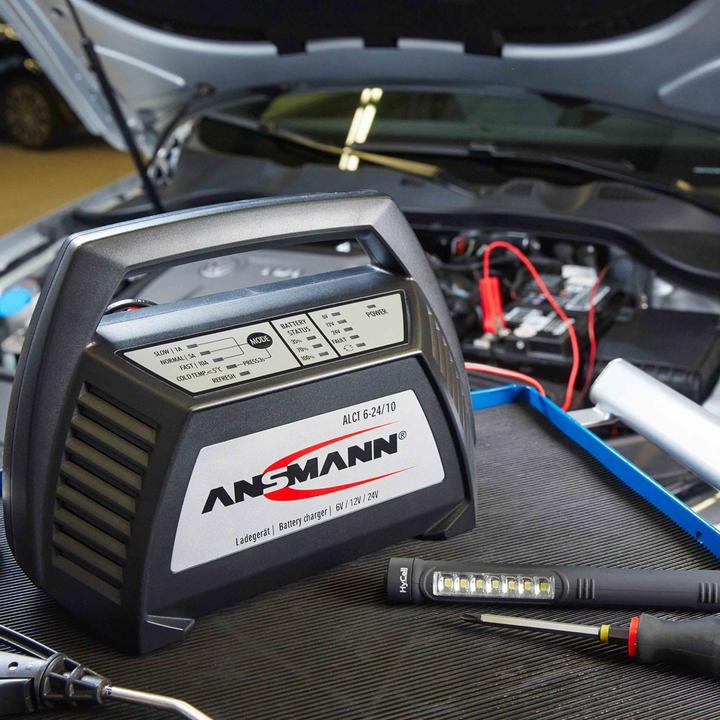 Actual product image Ansmann AutomatikLadegerät ALCT 624/10 (6V, 12V, 24V, 10 A)