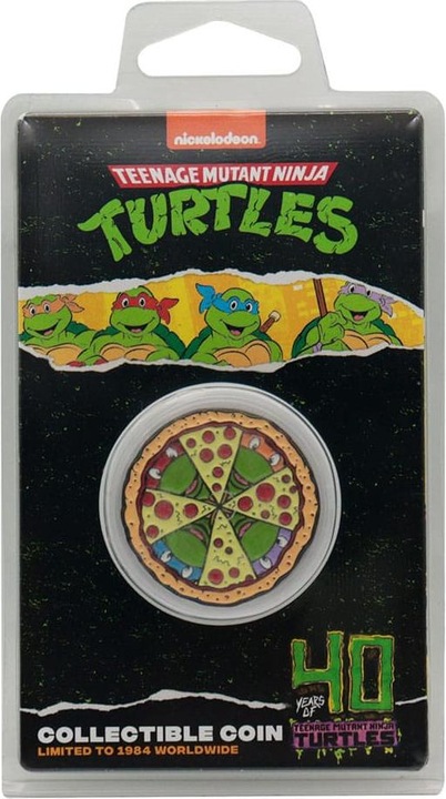 Actual product image Fanattik Teenage Mutant Ninja Turtles collector coin 40th Anniversary Limited Edition (40)