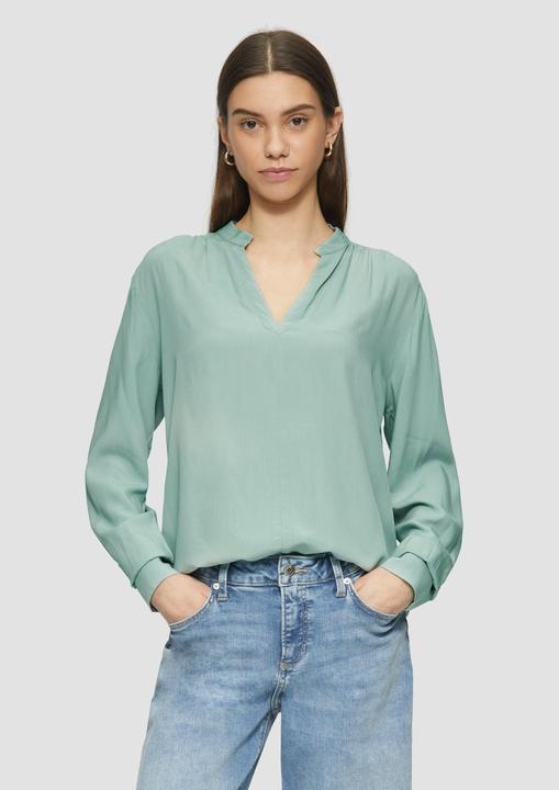Produktbild S.Oliver Bluse Viskosebluse mit Smok-Detail an der Schuler (32)