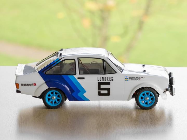 Actual product image Tamiya Ford Escort Mk.II Rally MF-01X Electric Brushed On Road 4WD 1:10 Kit (Kit)