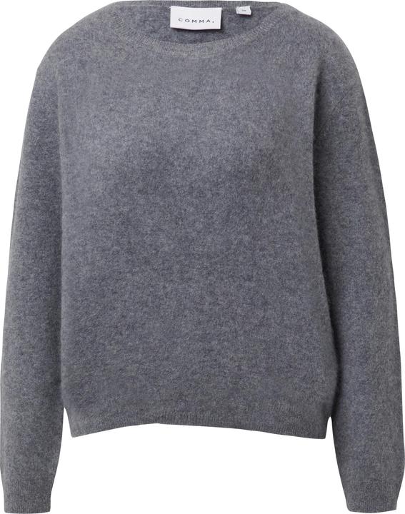 Produktbild Comma Strickpullover Gebürsteter Woll-Pullover mit Rippblenden (44)