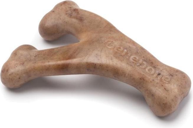 Immagine prodotto Benebone - Puppy 2-Pack Rubber Bone/Wishbone - Tiny (Gioco da masticare per cani)