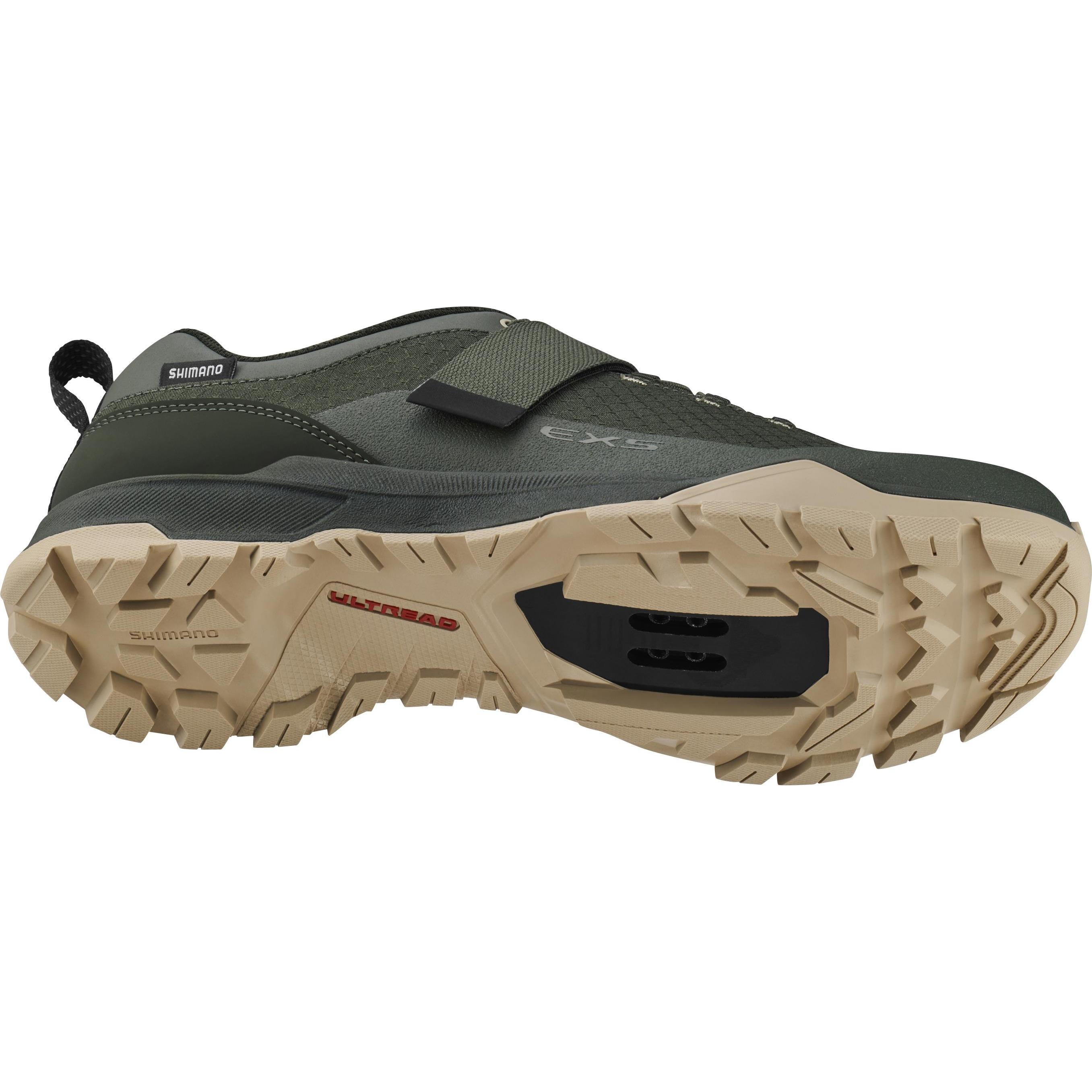 Thumbnail - Shimano, Herren, Veloschuhe, Men MT SH-EX5 Schuh SPD olive (45), Grün