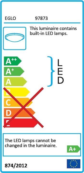 Energy Label EGLO Frania (3900 lm)