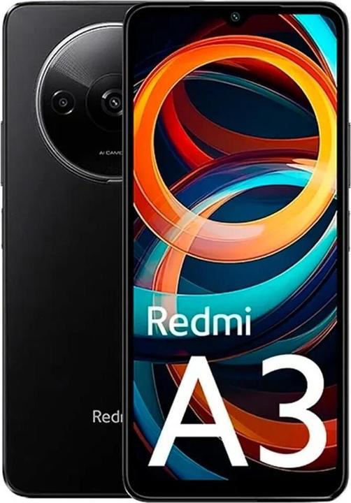 Actual product image Xiaomi Redmi A3 (64 GB, Midnight Black, 6.71", Dual SIM, 4G)