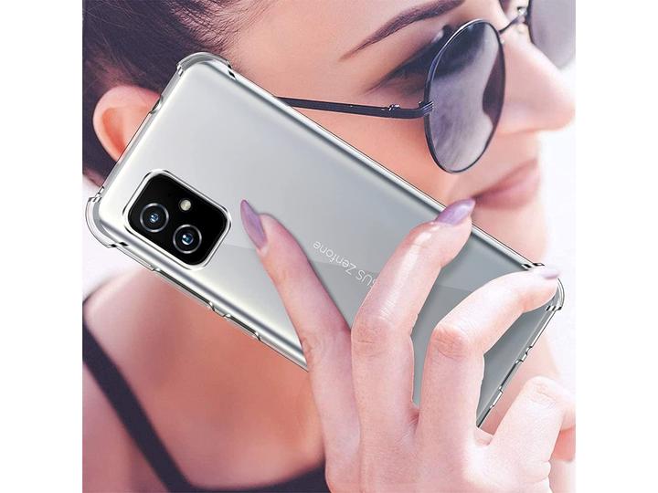 Produktbild Screenguard Asus Zenfone 8 Hülle Crystal Soft Airbag Bumper (Asus Zenfone 8)
