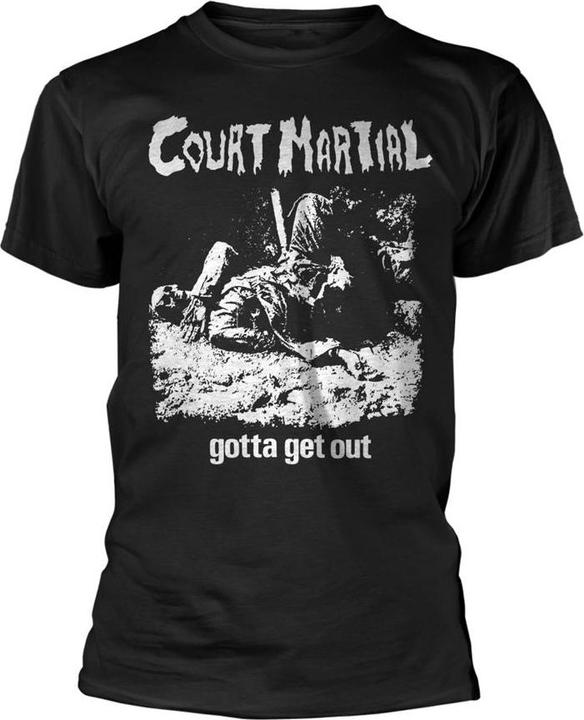 Produktbild Court Martial Gotta Get Out TShirt (XXL)
