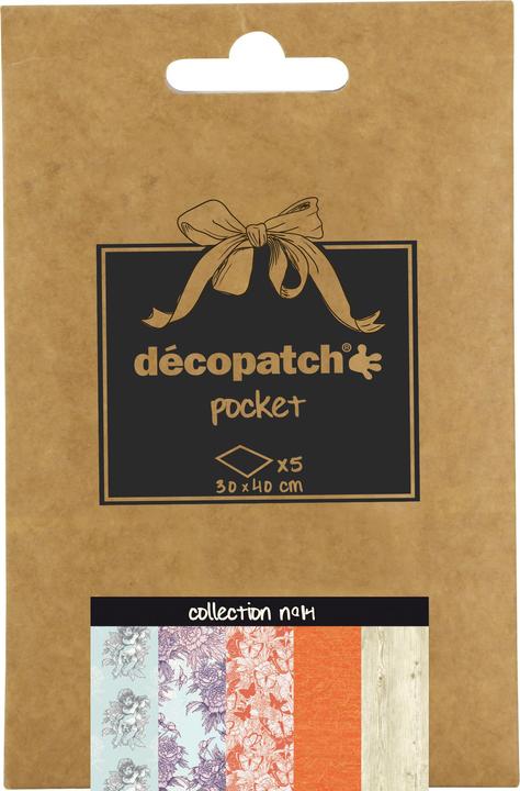 Actual product image Décopatch Decopatch paper No. 14, 5 sheets (20 g/m², 5x)
