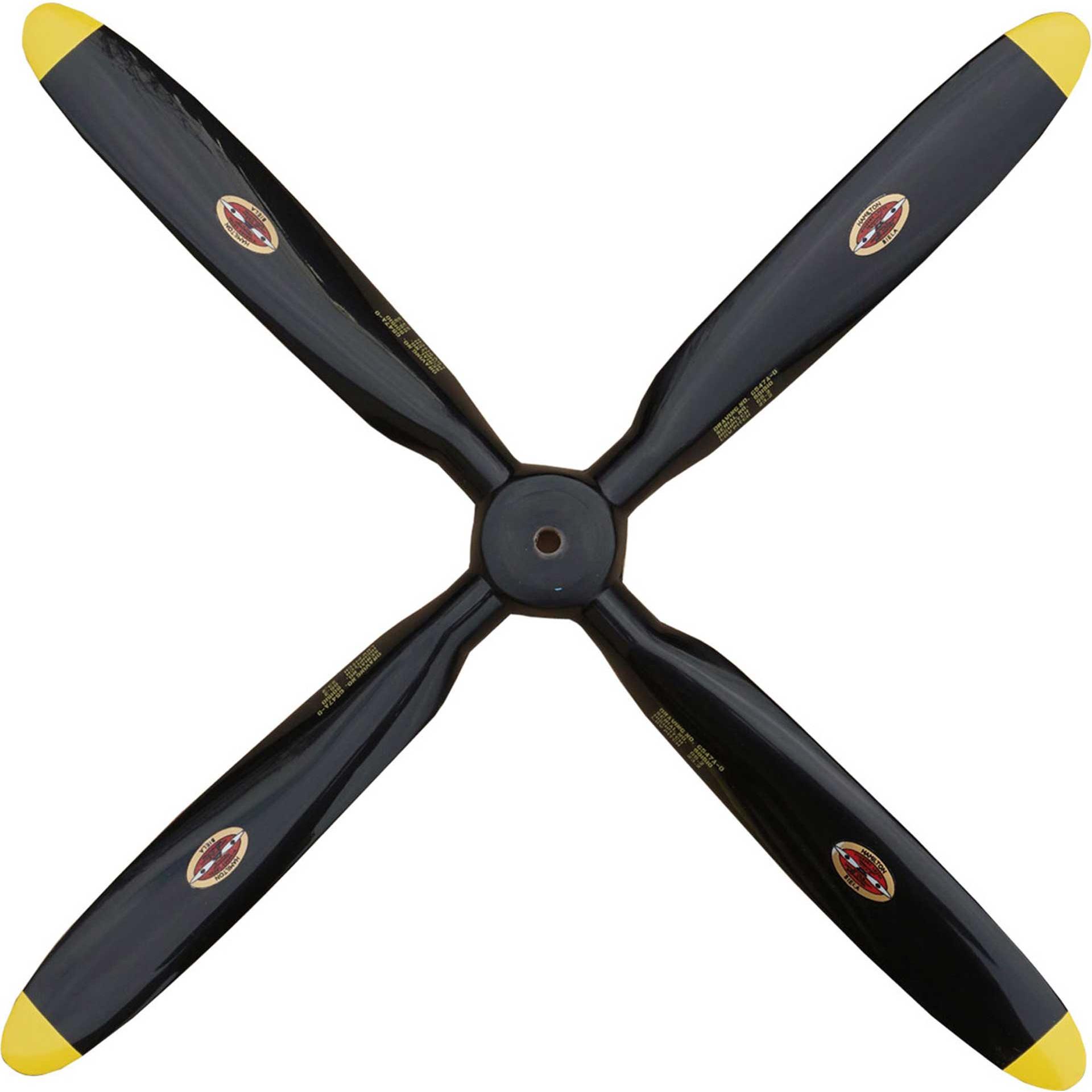 Biela Carbon Luftschraube 4-Blatt 23x10 Scale "Corsair"
