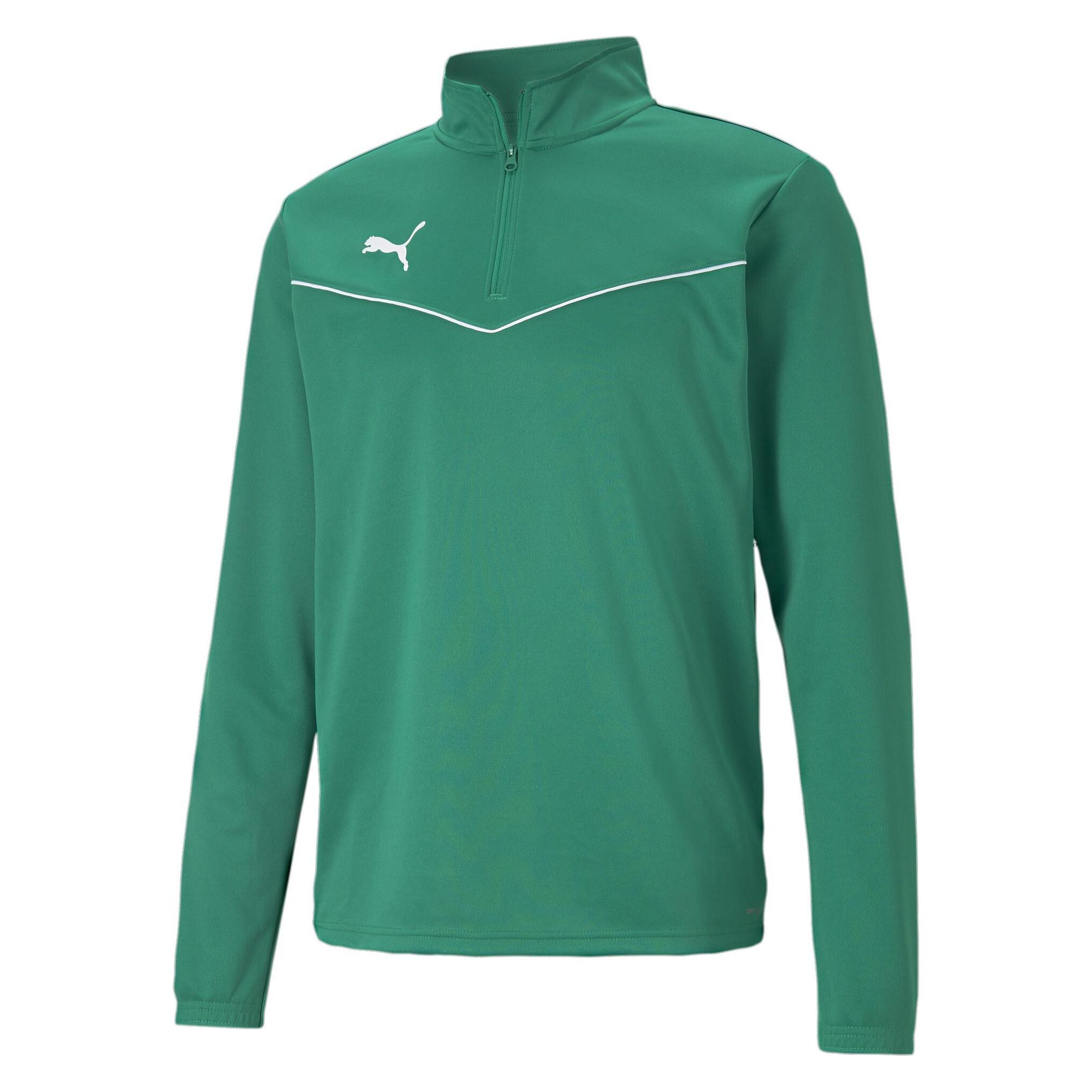 Puma, Herren, Sportshirt, TeamRISE 1/4 Zip Top-657394 (Xl), Grün, Xl
