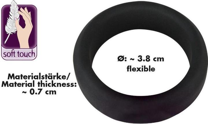 Produktbild Black Velvets Breiter Penisring (3.80 cm)