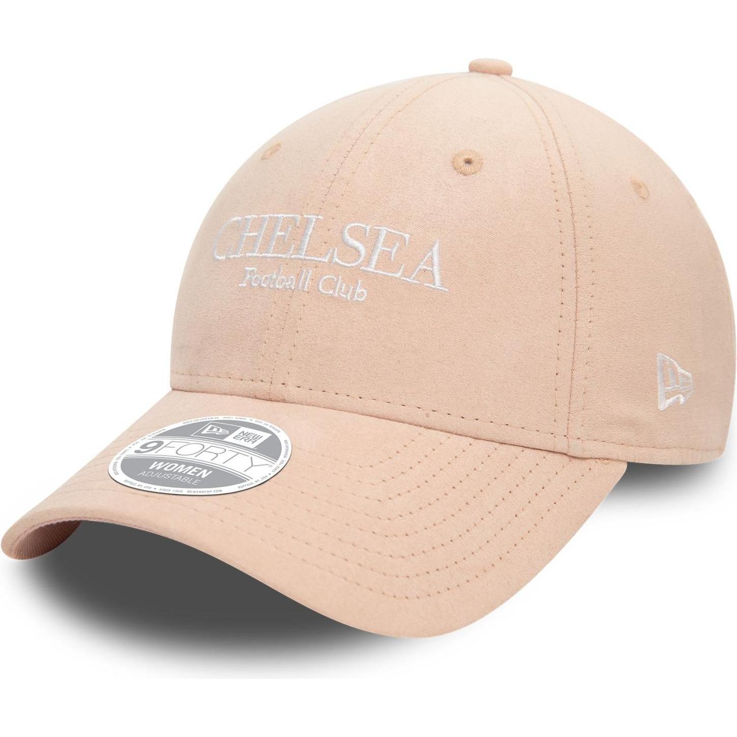 New Era, Damen, Cap, 9Forty Strapback Damen Cap - SUEDE FC Chelsea rosa, Rosa