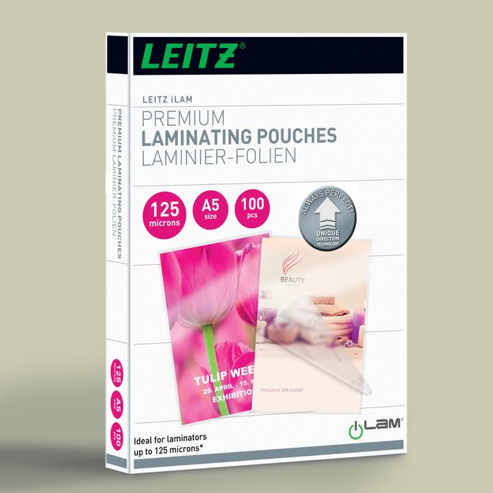 Actual product image Leitz Laminating foil (A5, 100 pcs., 125 µm)