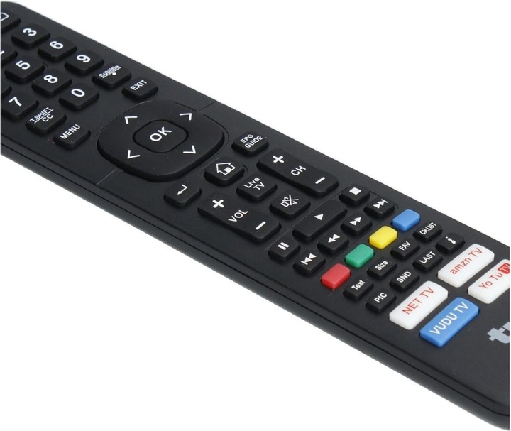 Produktbild TM Electron Hisense Universal Fernbedienung Schwarz (Universal Fernbedienung, Infrarot)