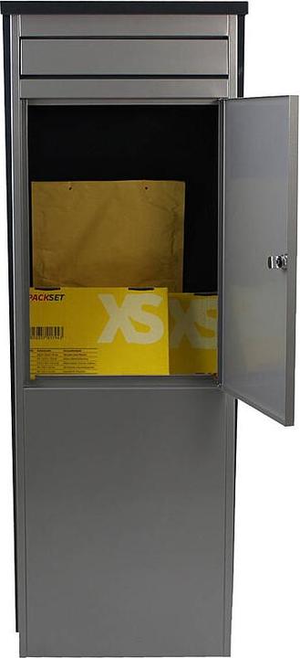 Actual product image SafePost Eurotrend No.1 letterbox anthracite/silver
