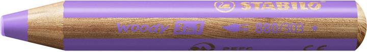 Actual product image STABILO woody 3 in 1 coloured pencil (Pastel lilac, 1 x)