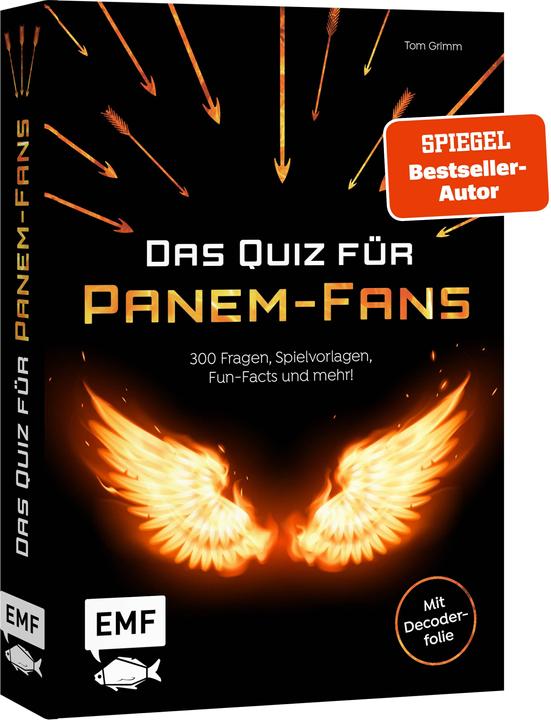 Actual product image Das inoffizielle Quiz für Panem-Fans (mit Decoder-Folie) (German, Tom Grimm, 2023)