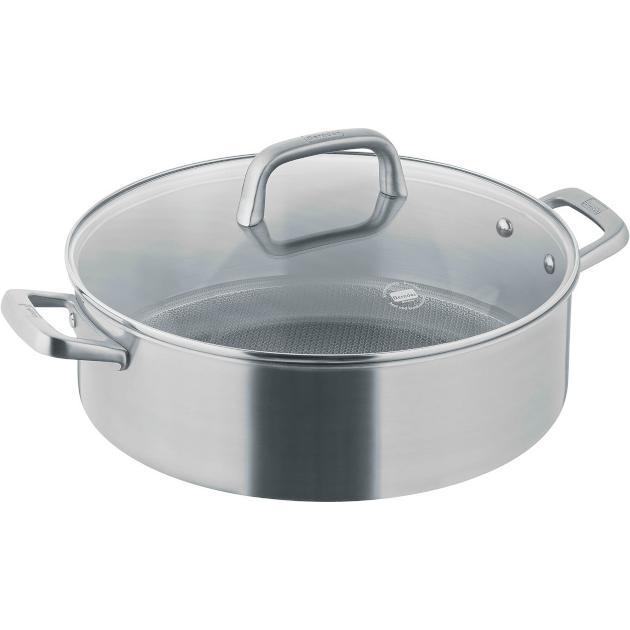 Berndes Servierpf.Tricion Resist 32 mD, Pfanne + Kochtopf, Silber