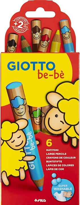Productafbeelding Giotto Kleurpotloden be-bé Jumbo Veelkleurig (6x)