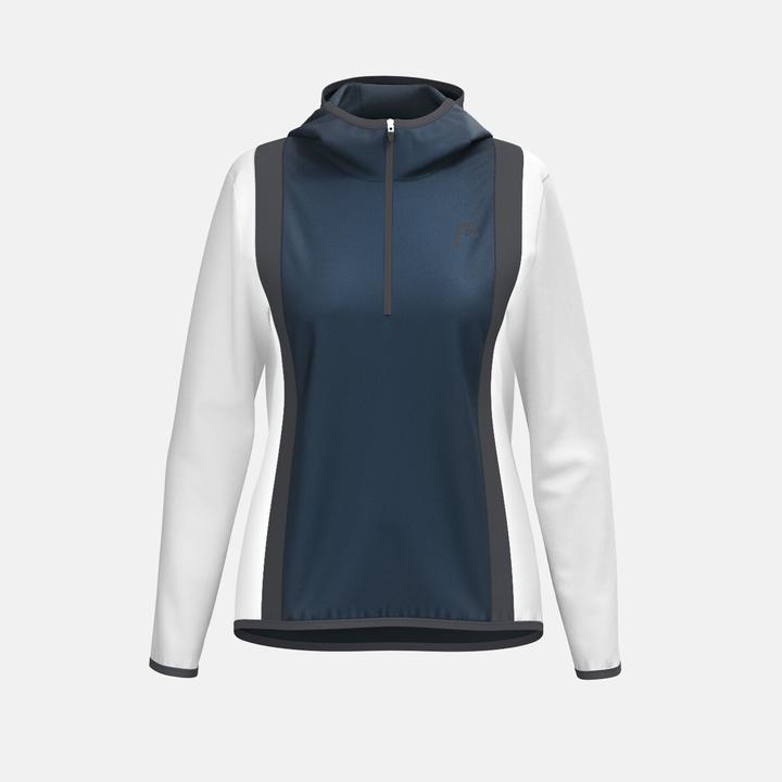 Head Club 25 Tech Hoodie Damen Navy/Weiss (XS)