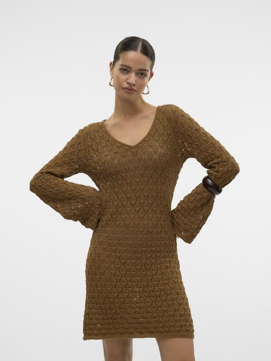 Actual product image Vero Moda VMRANI Kurzes Kleid Strickkleid (L)