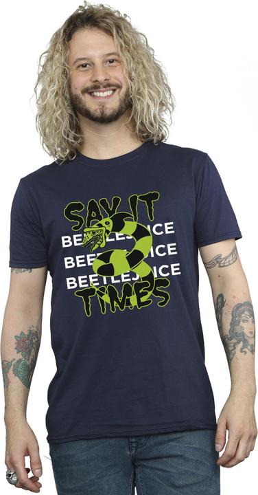 Produktbild Beetlejuice Say It 3 Times TShirt (4XL)
