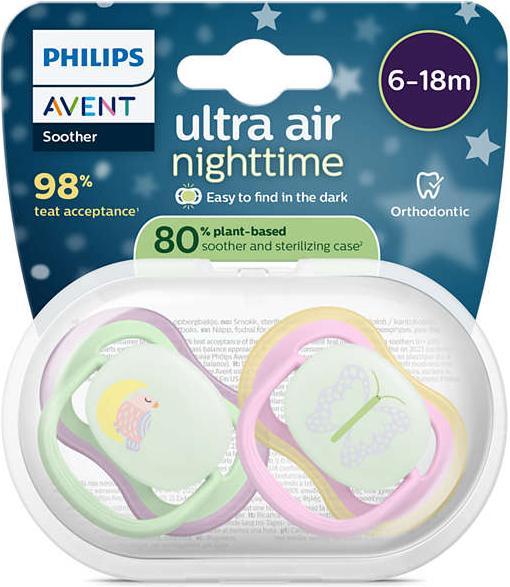 Image du produit Philips Avent Pacifier für die Nacht (2 x, 6 - 18 M.)