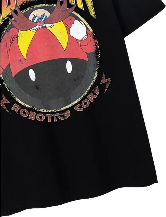 Immagine prodotto Sonic The Hedgehog Maglietta Dottore Eggman Maniche Corte Uomo (XL)