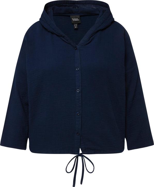Image du produit Ulla Popken Blouse oversized en mousseline oversized à manches 3/4 (58)