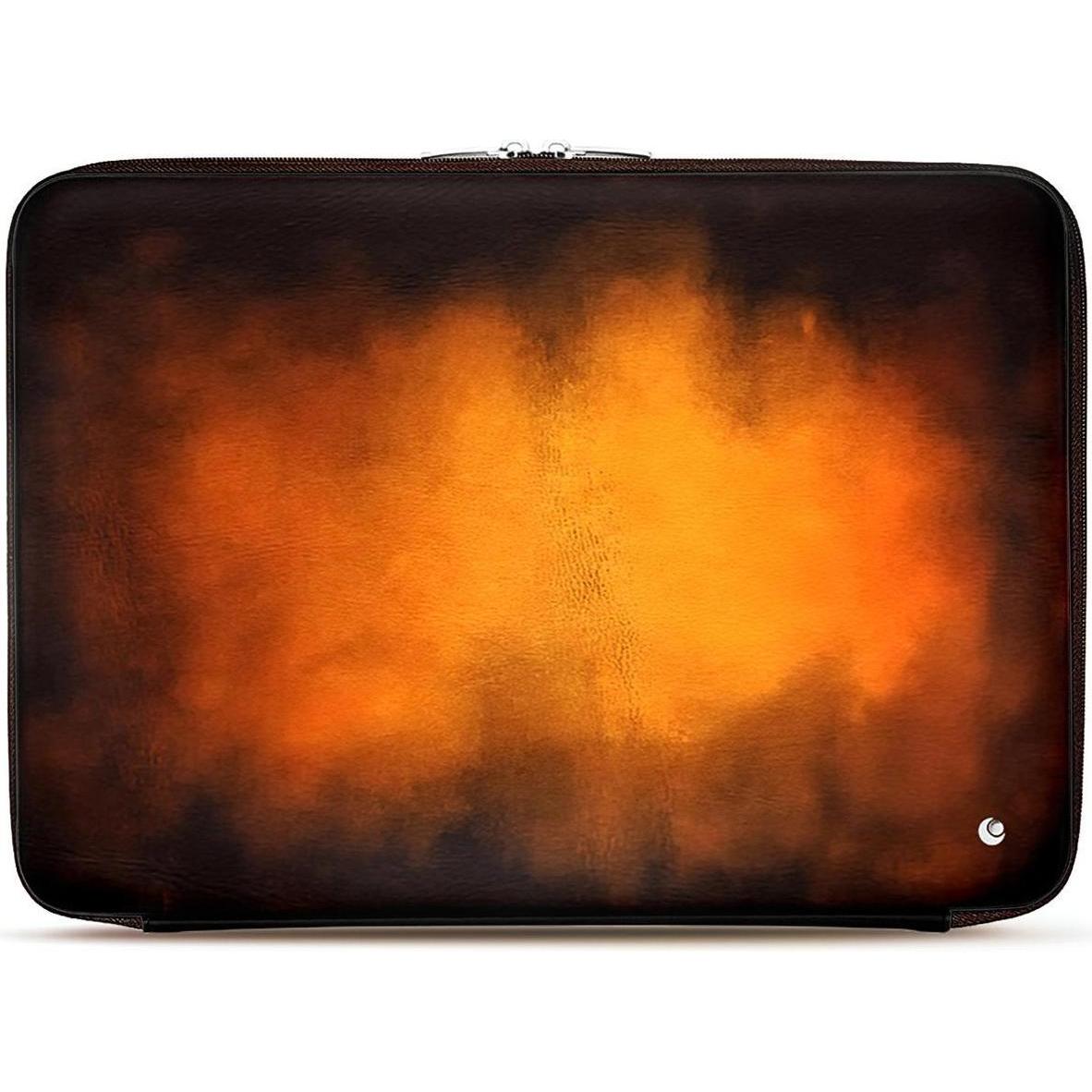 Noreve Lederhülle, Notebooktasche, Violett