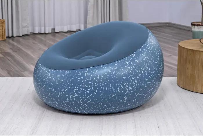 Immagine prodotto Bestway Aufblasbarer Sessel Inflate Blau, 112 x 112 cm