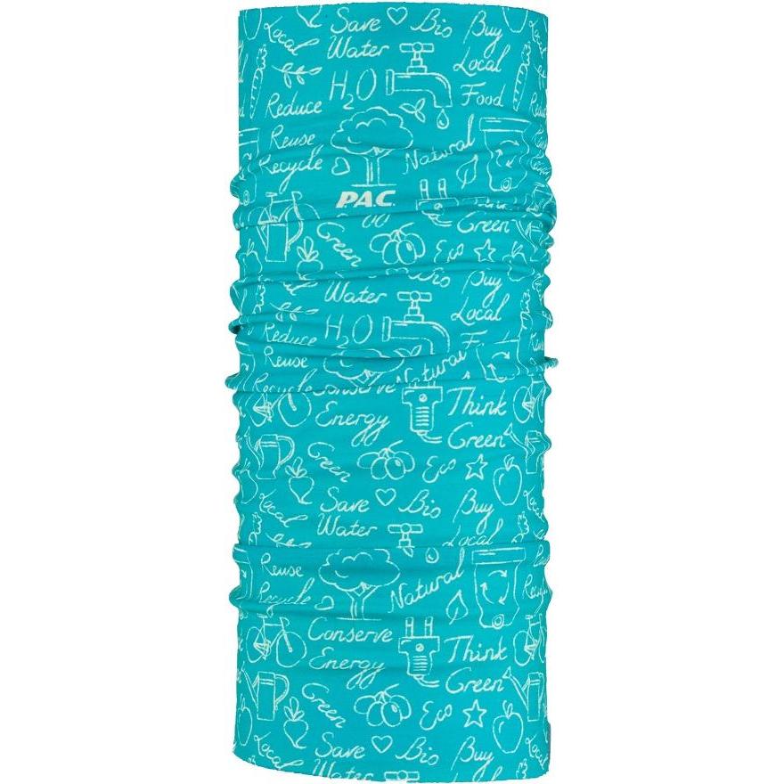 P.A.C., Unisex, Sturmhaube + Halsschlauch, . Ocean Upcycling, Blau, One Size